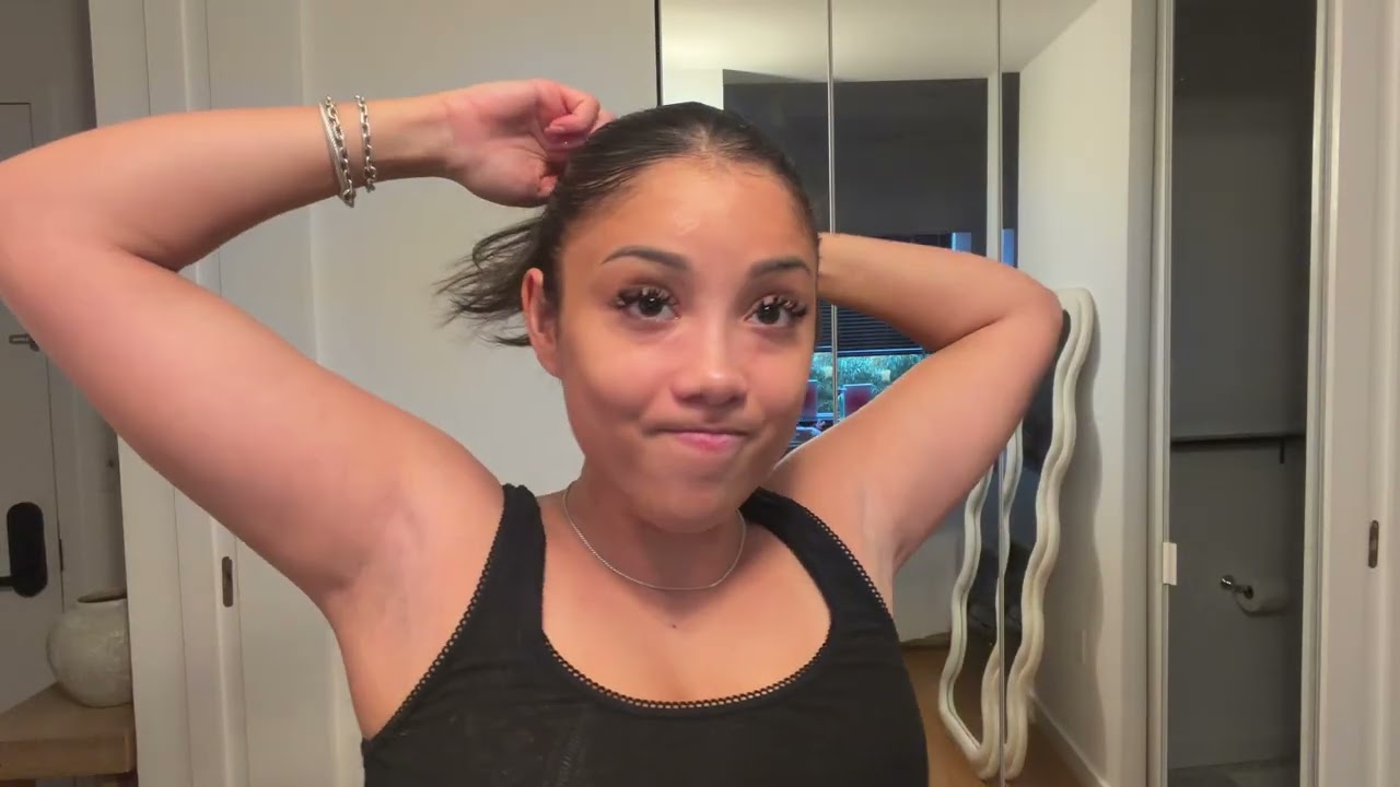 ASMR| Doing My Hair & Makeup For The Gym 🏋🏻‍♀️