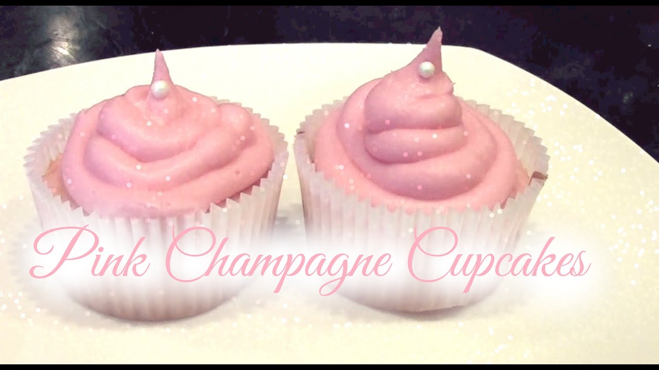 Pink Champagne Cupcakes