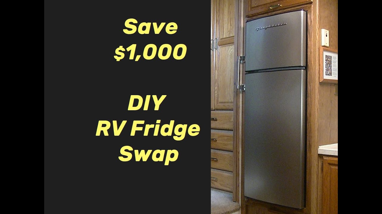 RV Ammonia Fridge Replaced w. 120 v. Domestic Unit & Save $1,000