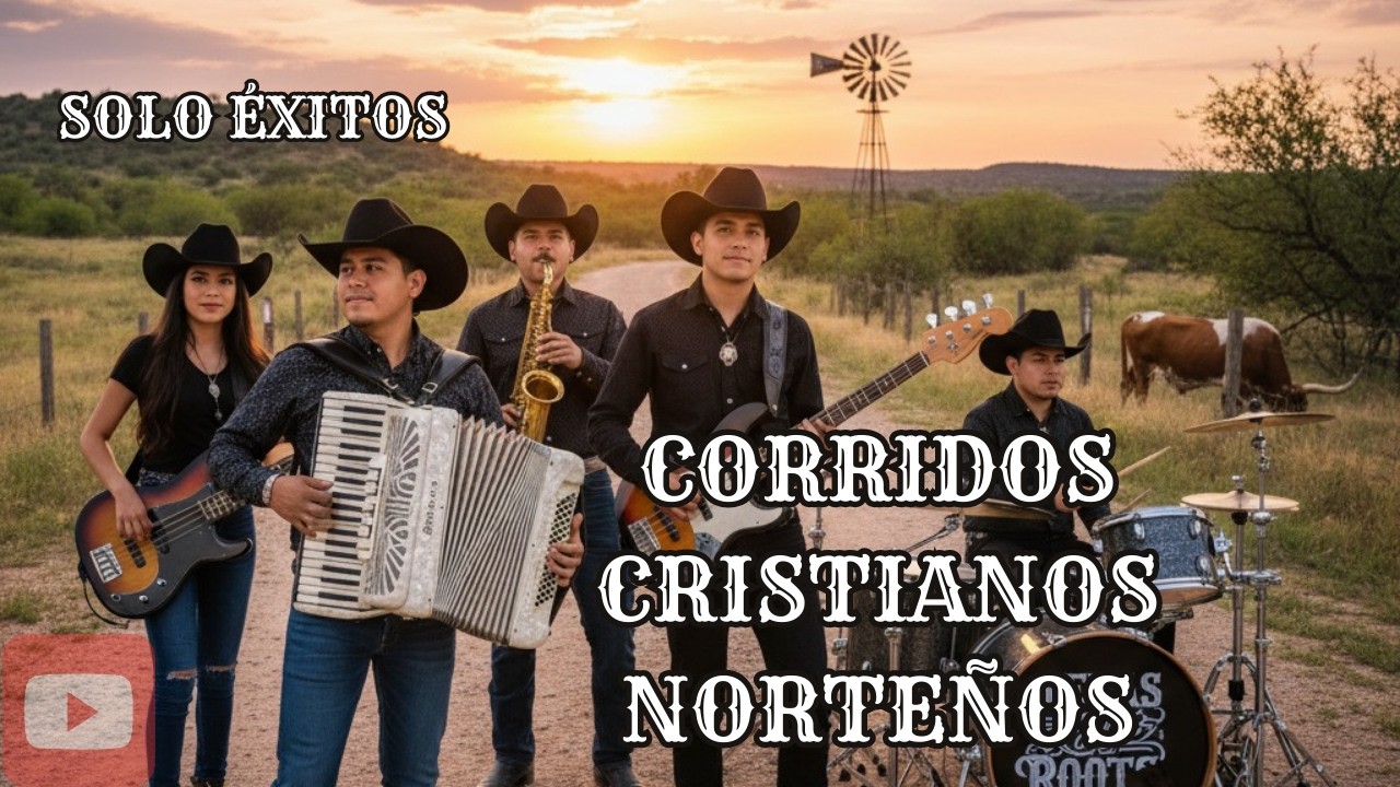 Corridos cristianos norte&ntilde;os acorde&oacute;n y sax norte&ntilde;o y tejano, alabanzas g&oacute;spel mexicano regional