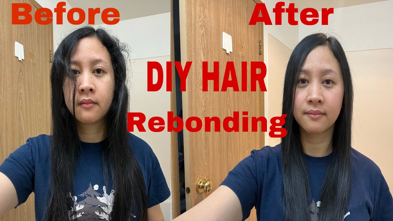 DIY HAIR REBONDING AT HOME/JAPANESE SHISEIDO PERMANENT HAIR STRAIGHTENING/MC ORNEDO