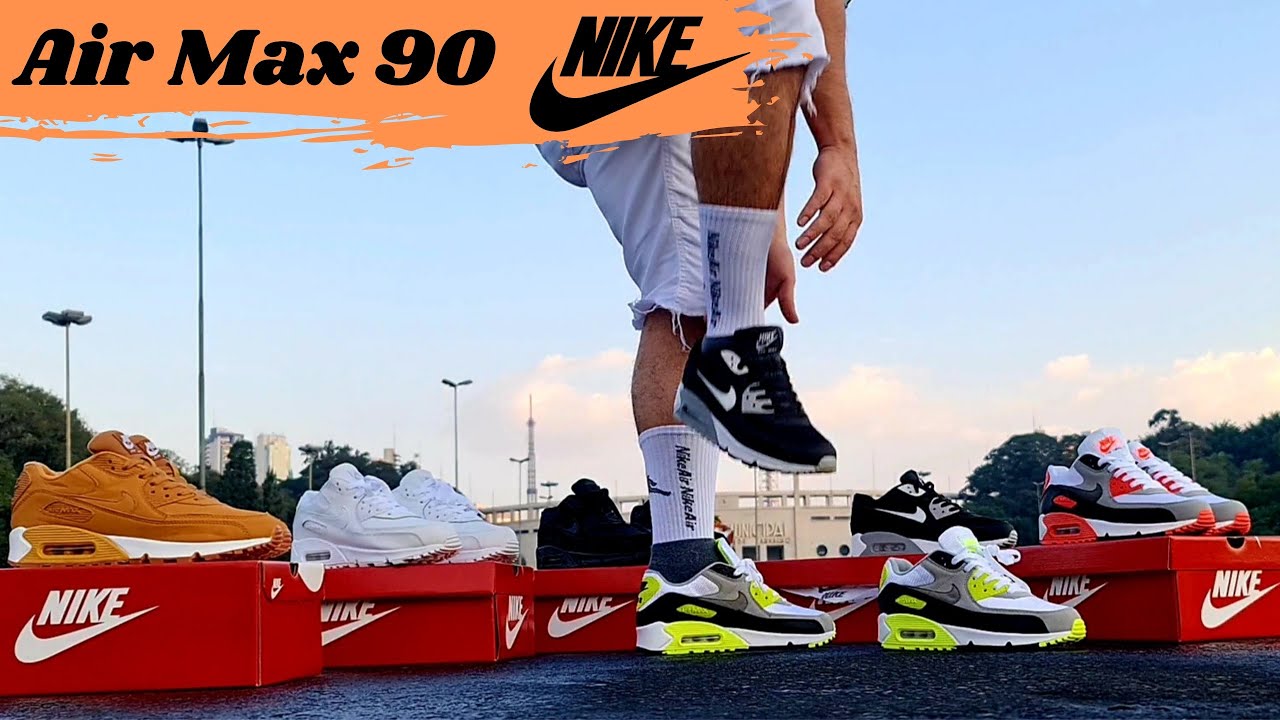Nike Air Max 90 As 6 Cores Mais Tops! Gvn Imports - R. Premium - Importado Vietnã