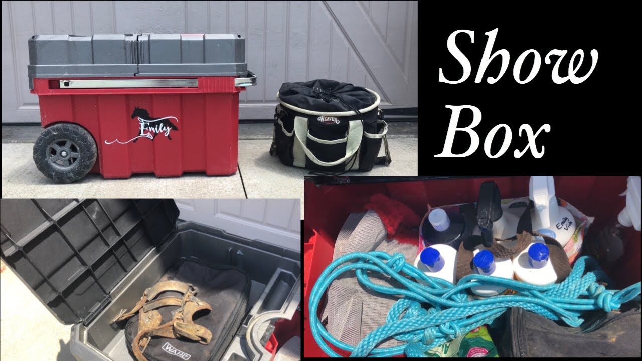 Show Box Tour + Grooming Kit| Emz Equine
