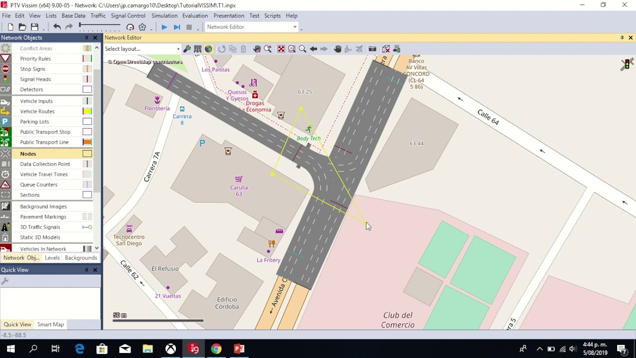 Tutorial Vissim 2 - Sistemas de Transporte