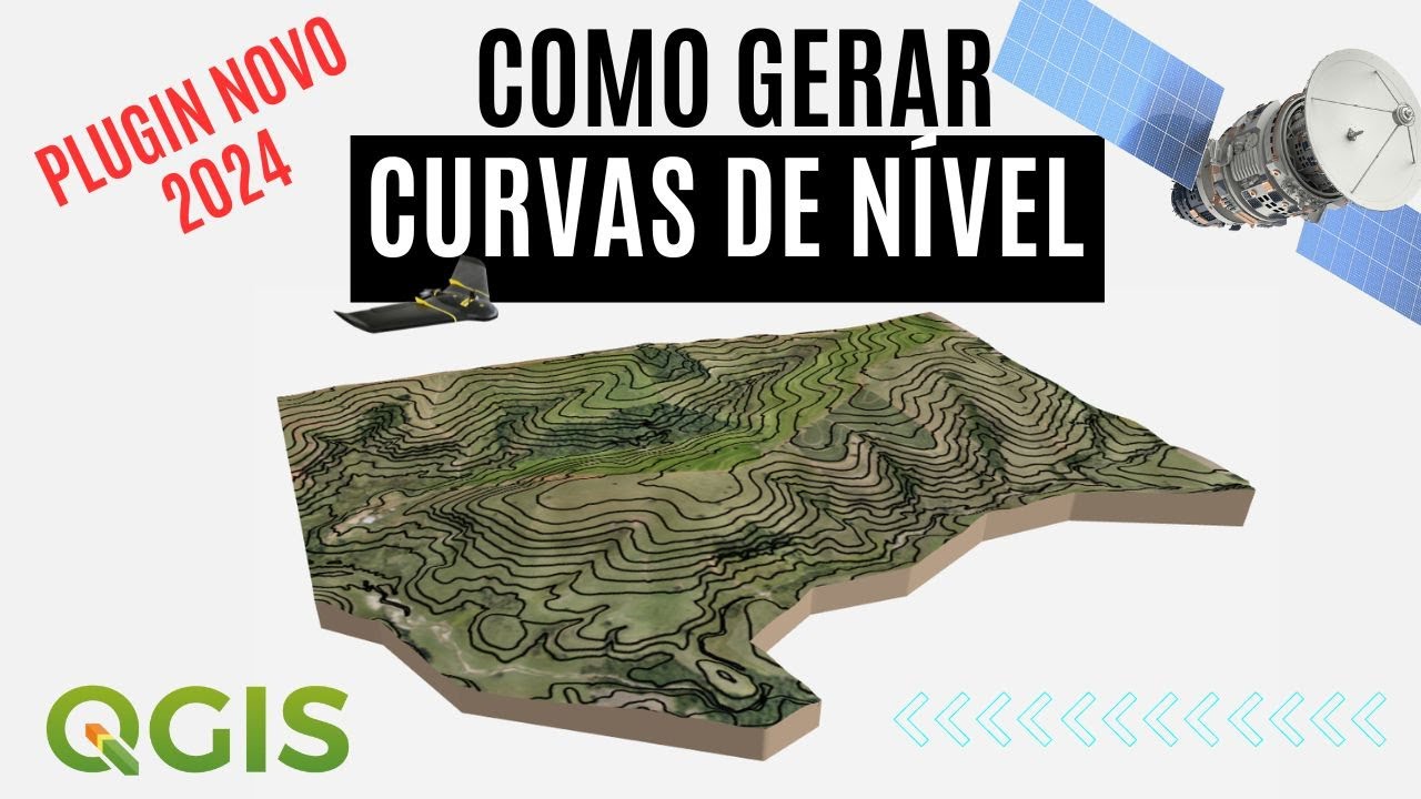 APRENDA A GERAR CURVAS DE NÍVEL DE QUALQUER TERRENO USANDO PLUGINS NO QGIS. PASSO A PASSO