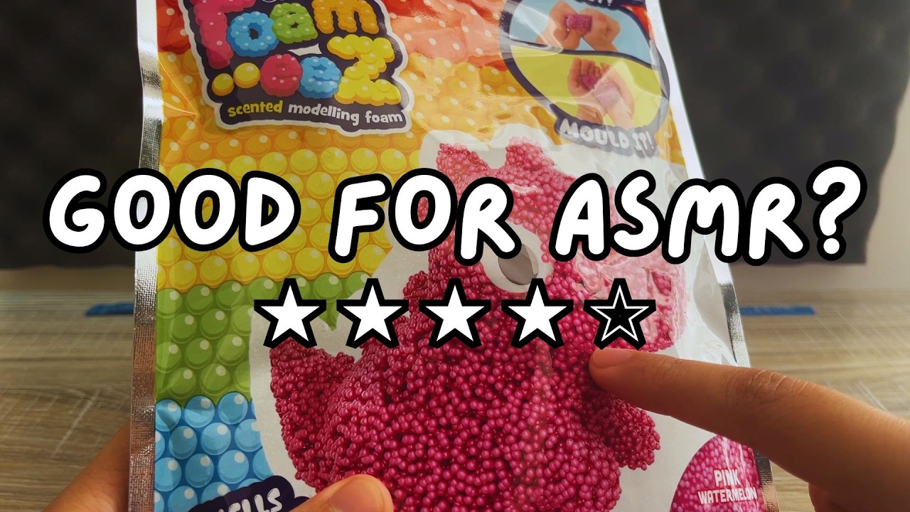 unboxing ASMR: scentos foameez slime review