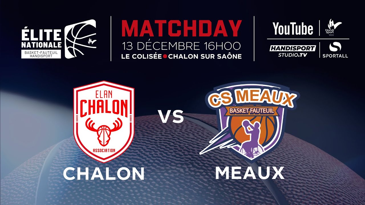 Chalon / Le Cannet - Championnat de France de basket fauteuil Elite Nationale - 8ème Journée