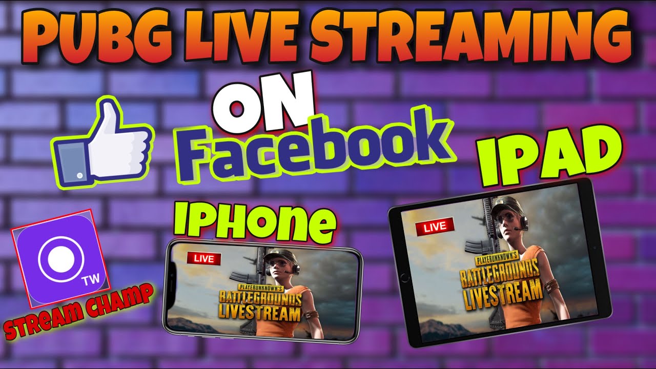 How to live PUBG streaming on Facebook WITH Ipad and Iphone || Pubg live streaming || stream champ