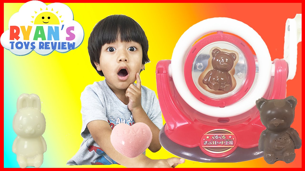 Ryan reviews DIY Japanese Chocolate Maker Toy!