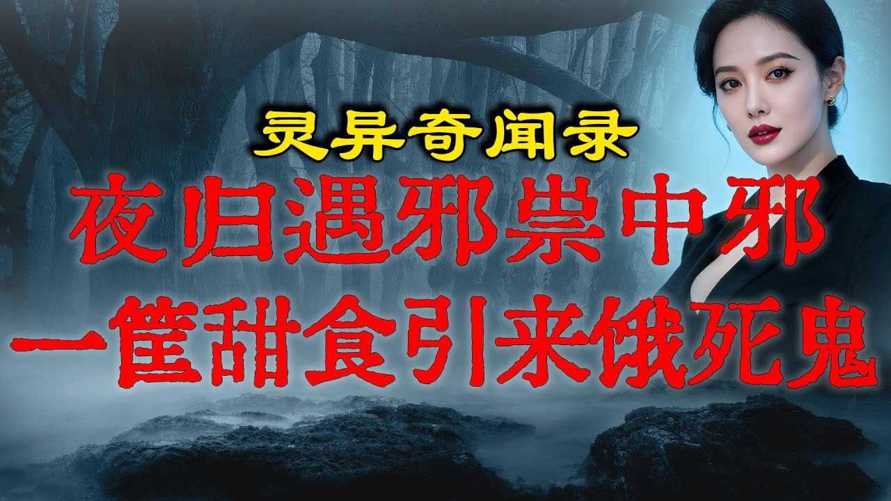 谁能想到？一筐甜食竟招来饿死鬼！90 年代老匠人独行夜归，撞鬼中邪全过程！「詭語怪談 丶灵异故事」#鬼故事 #灵异故事 #恐怖故事
