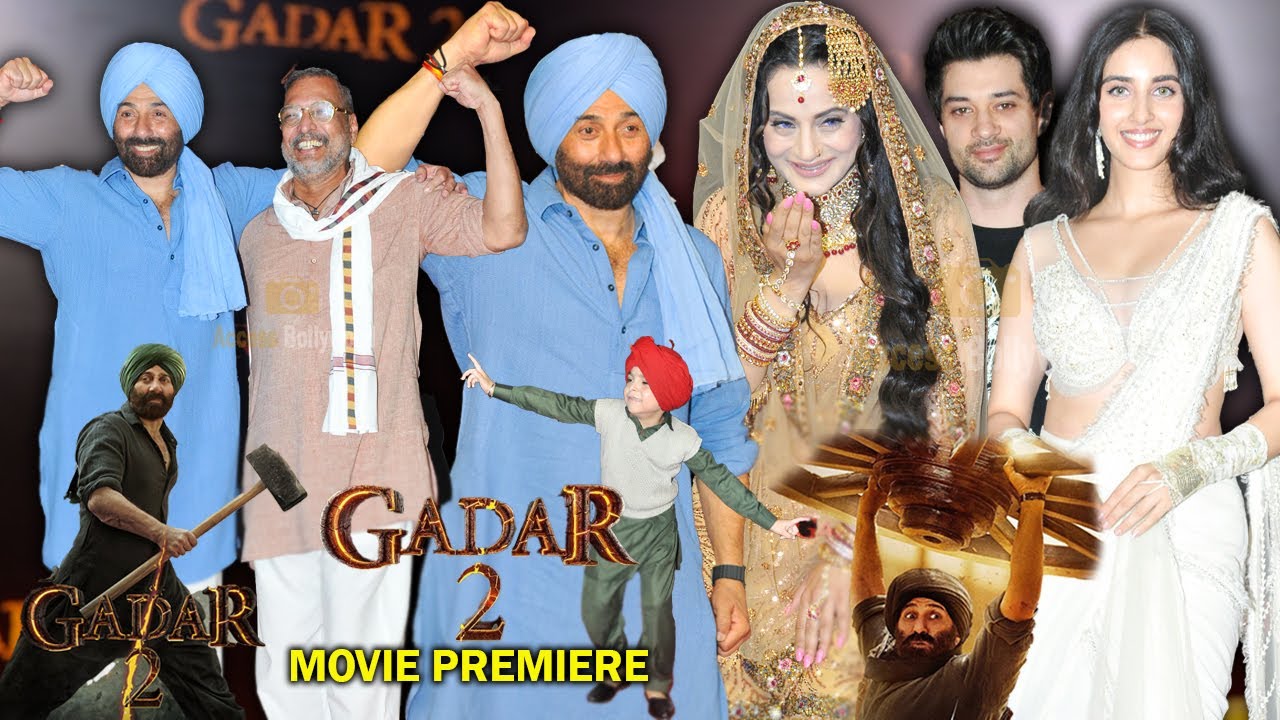 Gadar 2 Movie | GRAND PREIMERE | Sunny Deol,Ameesha Patel,Simrat Kaur,Nana Patekar,Anil Sharma