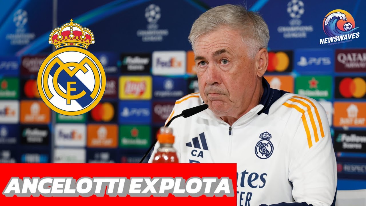 😡 ANCELOTTI EXPLOTA cuando le preguntan por la falta de rotaciones