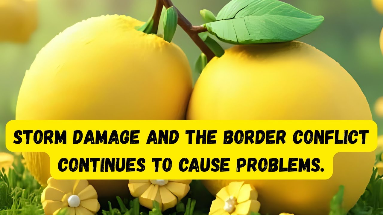 Storm Damage and the conflict continues on Thai / Cambodian Border.