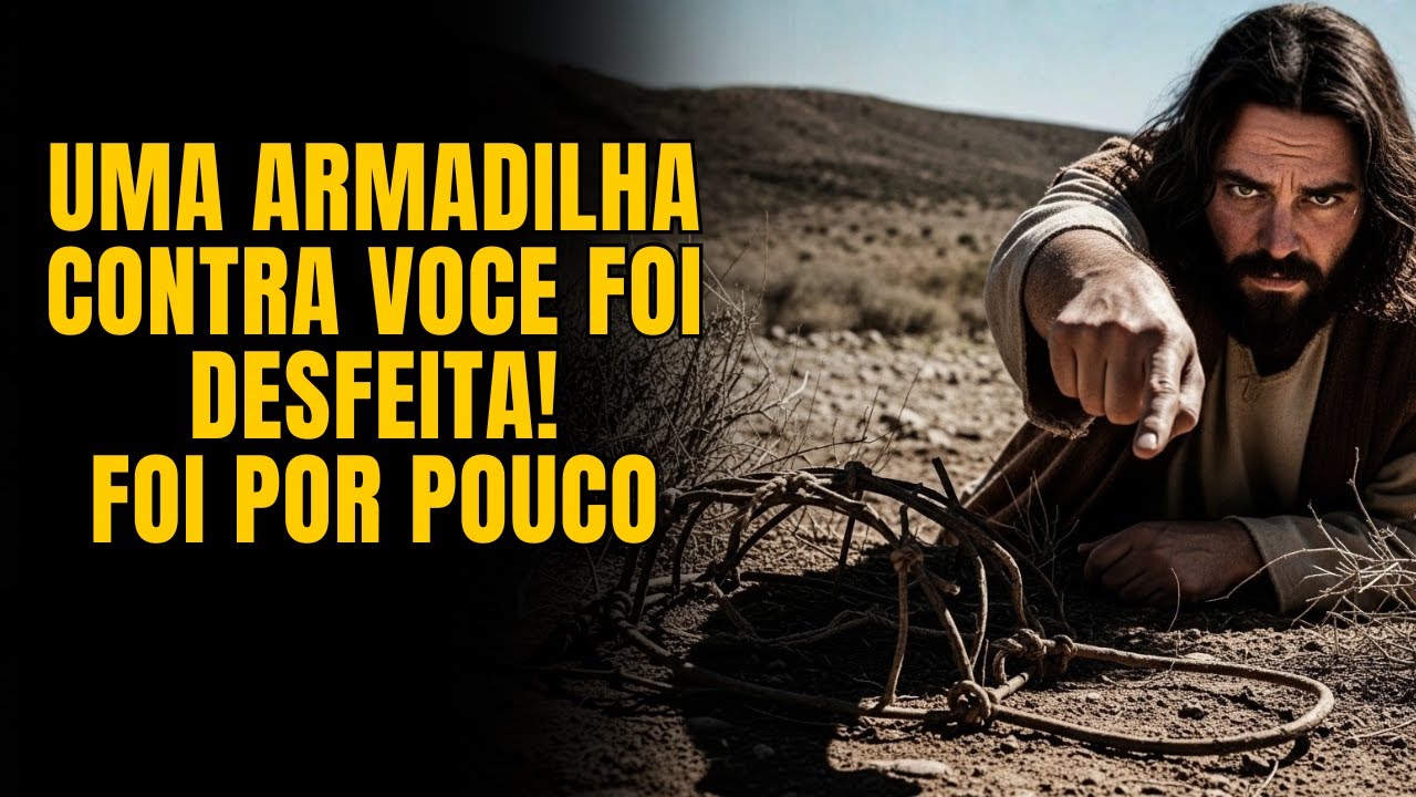 DEUS DIZ: UMA ARMADILHA CONTRA VOCE FOI DESFEITA (REVELAÇÃO)