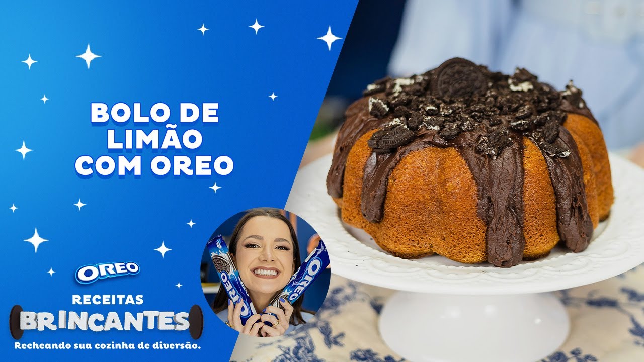 BOLO DE LIMÃO COM OREO SUPER FOFO E SUPER FÁCIL🍋 | @vivicake-real