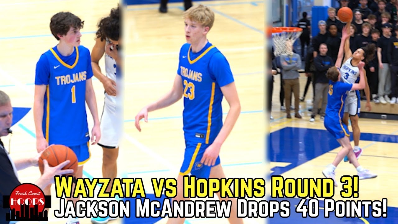 Wayzata And Hopkins Face Off In SOLD OUT Gym For Section Championship!