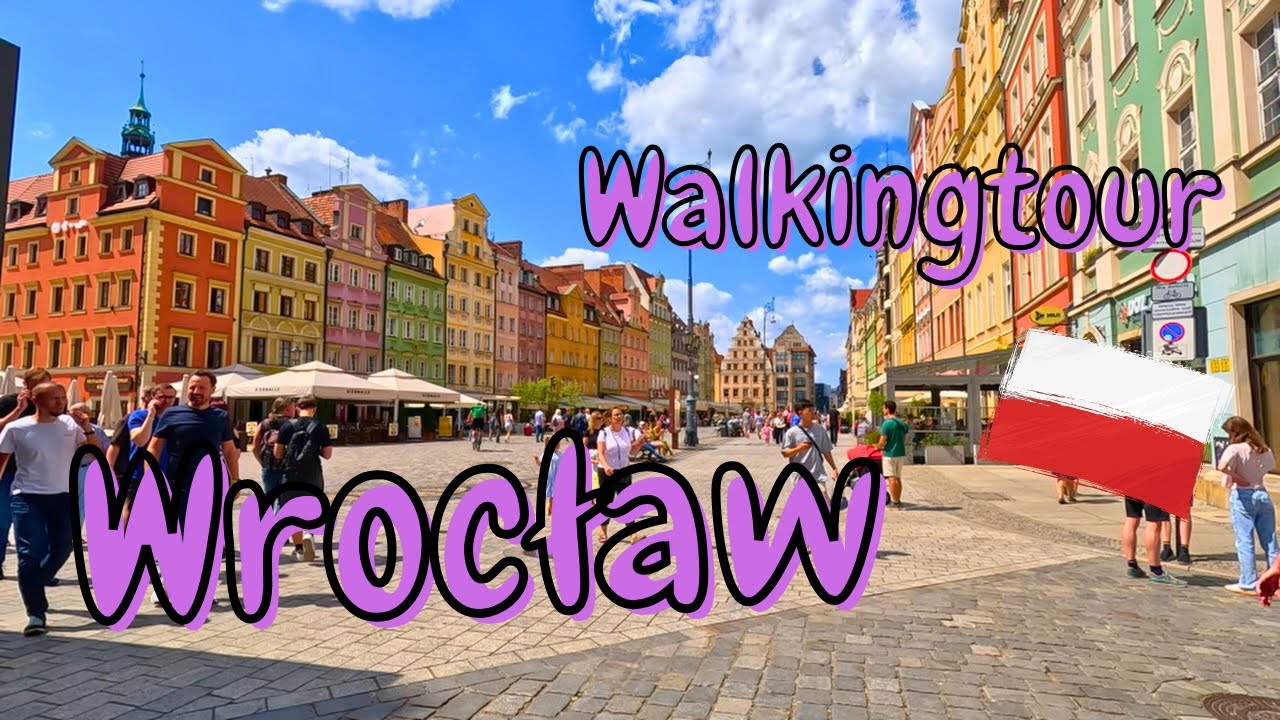 🇵🇱 Relaxing Summer Walk in Wrocław 🇵🇱 | Old Town Streets & Market Square 4K