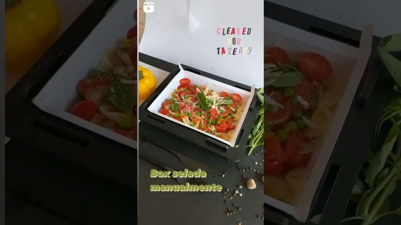 Embalagem selada para delivery ! manualmente !