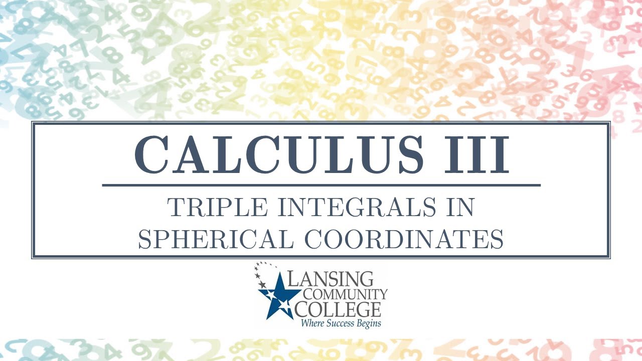 Triple Integrals in Spherical Coordinates