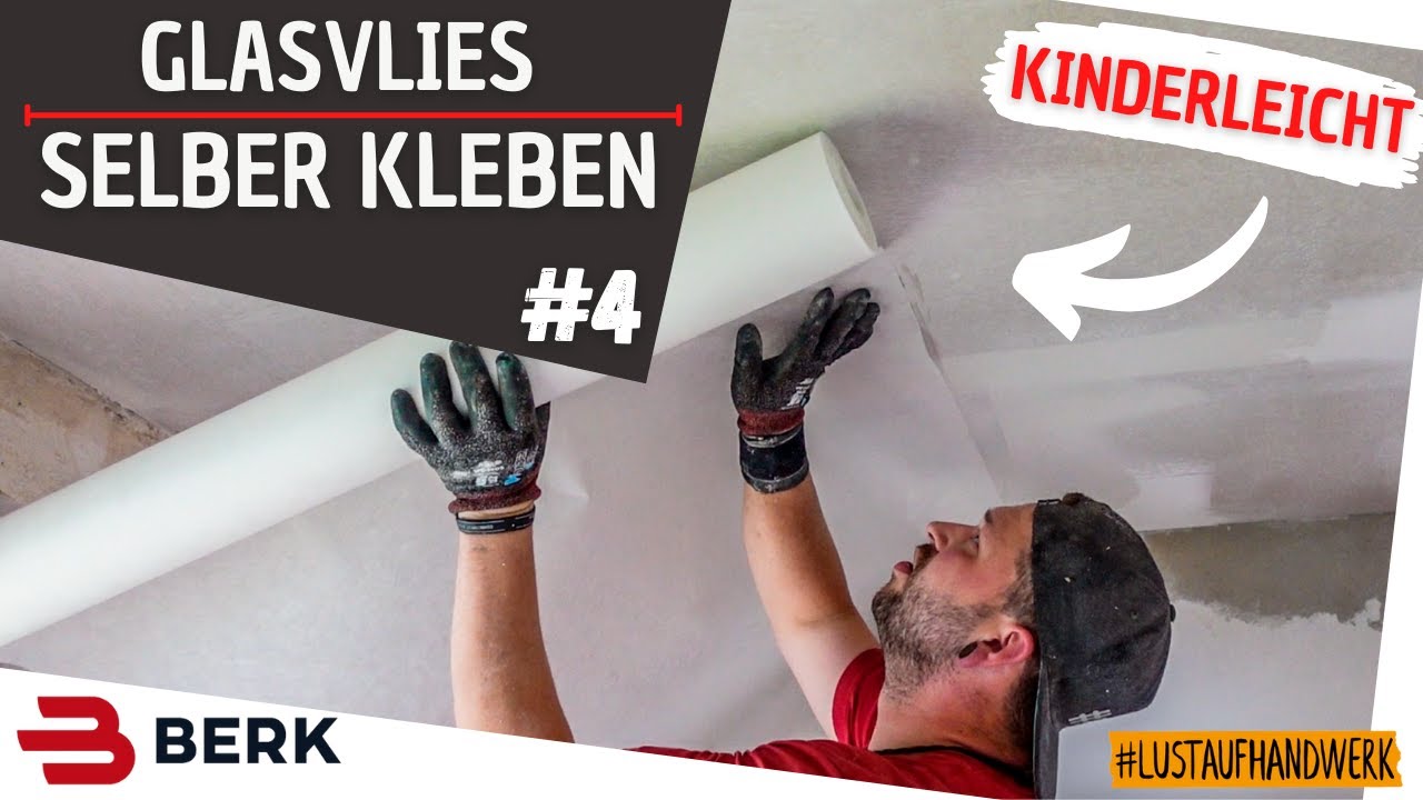 Glasvlies selber kleben