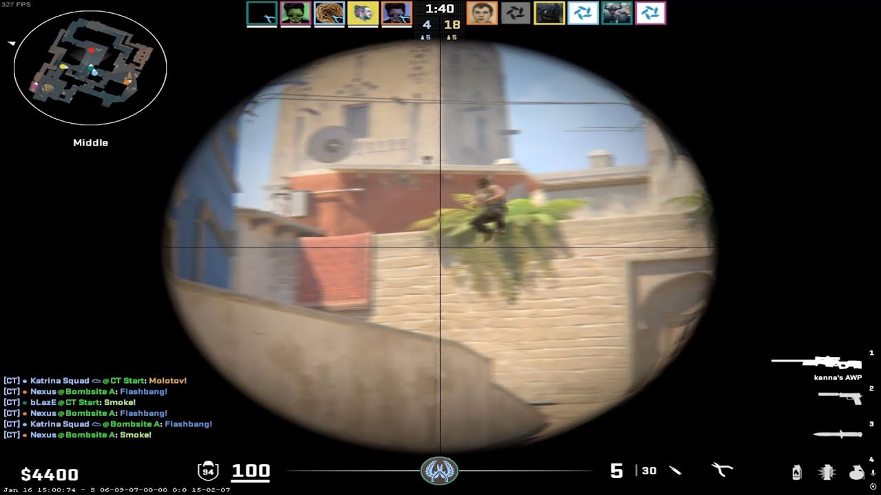 How a washed aimer frags in CS2 #cs2 #gameplay #proplayer