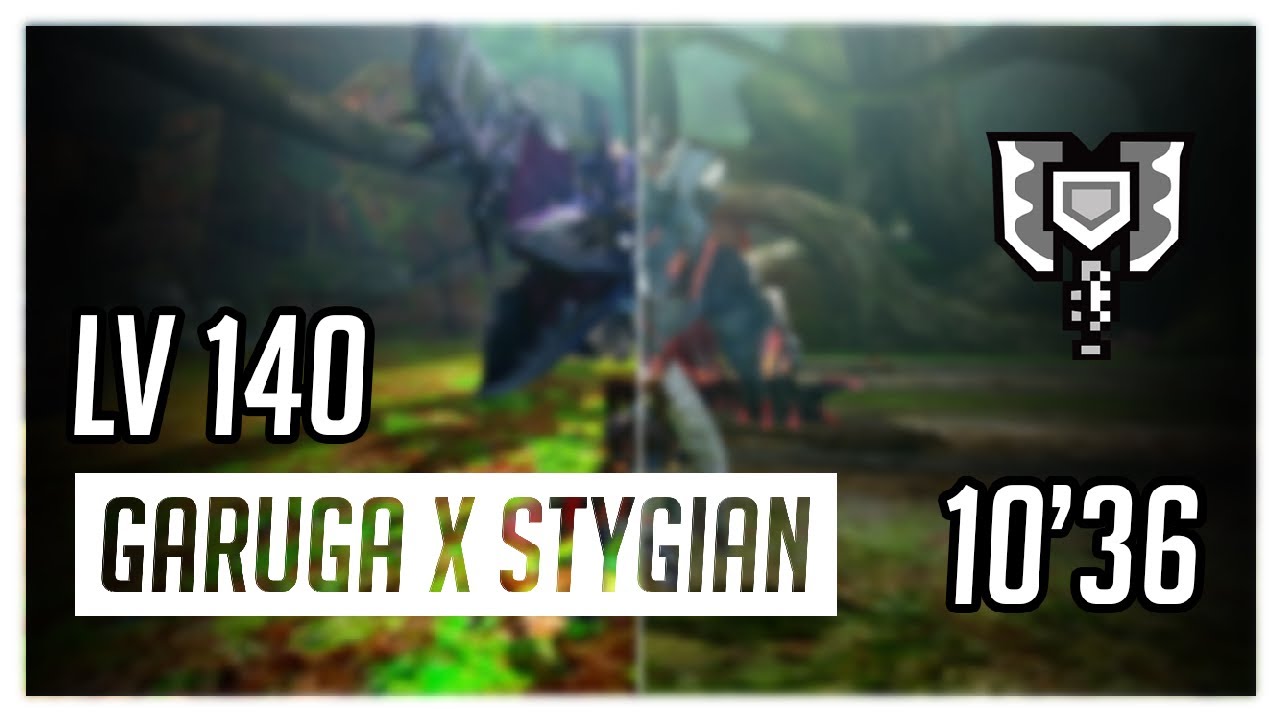 [MH4U/Citra] Lv140 Yian Garuga & Stygian Zinogre | CB | 10'35