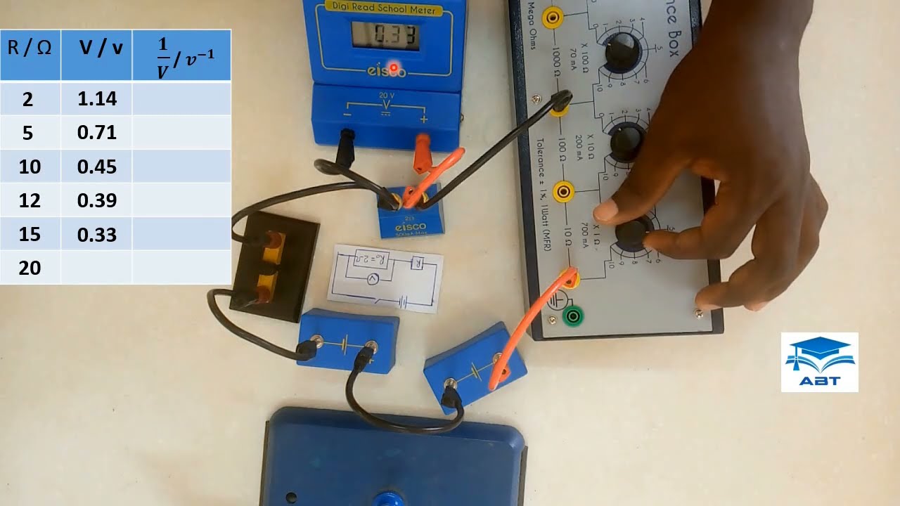 WASSCE 2019 PHYSICS PRACTICAL (SIMPLE CIRCUIT-VOLTMETER, RESISTANCE BOX AND STANDARD RESISTOR)