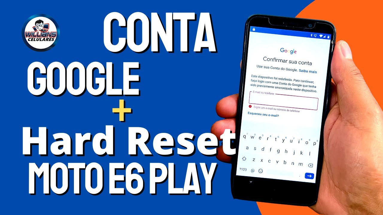 Conta Google Moto E6 Play + Hard Reset, Como DESBLOQUEAR, Formatar e Restaurar