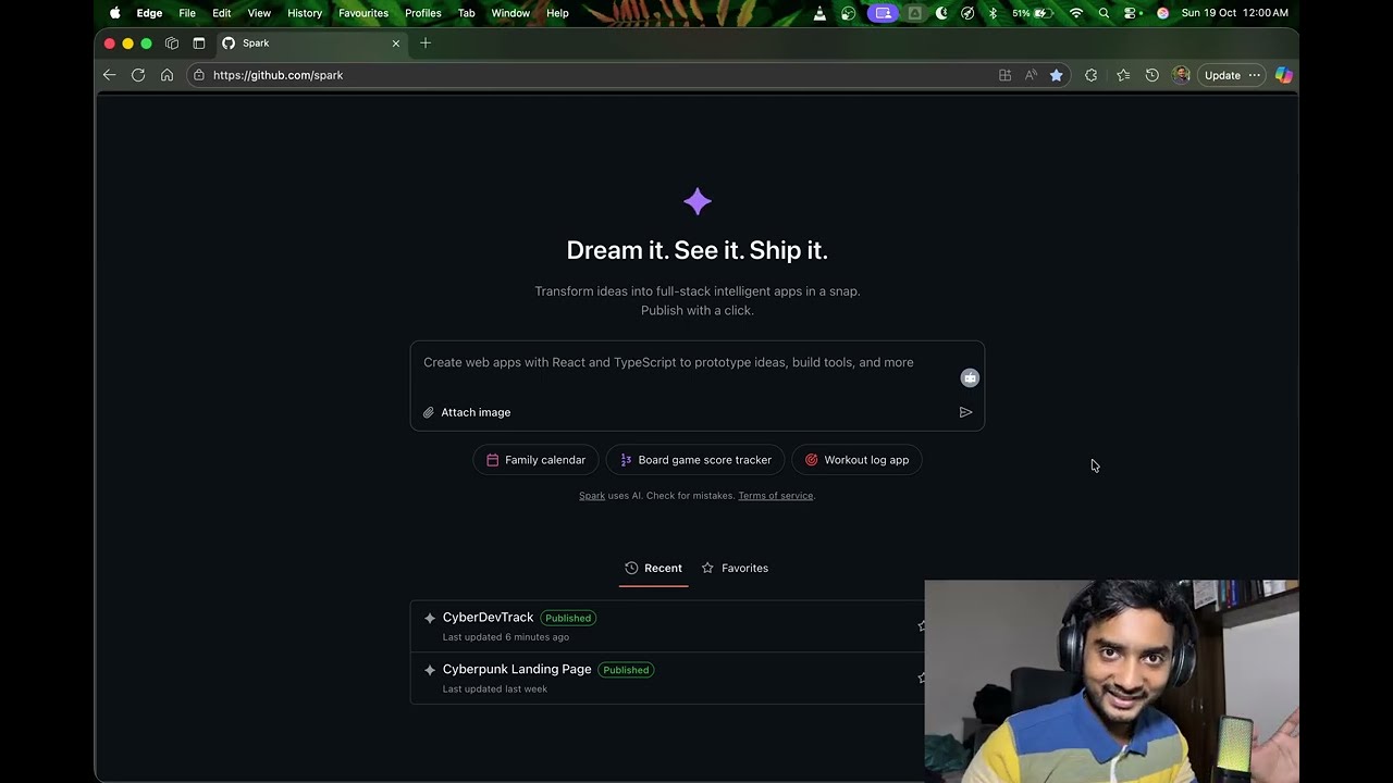 An intro to GitHub Spark | GitHub Copilot AI