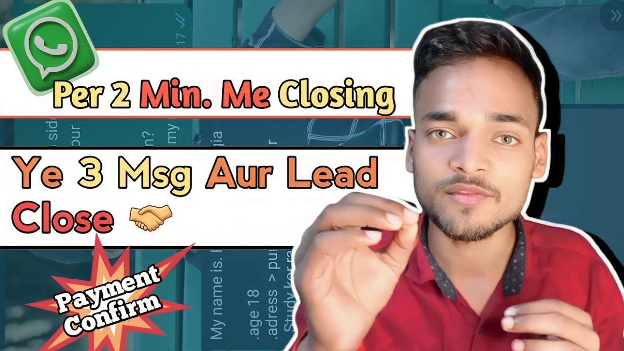 WhatsApp per lead se kaise baat kare | lead se kaise baat kare | closing kaise kare Nikhil Tiwari