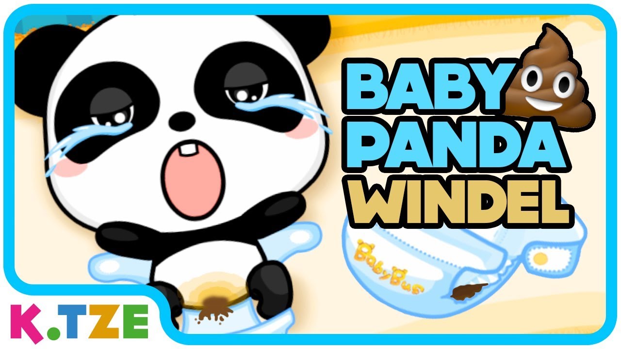 Baby Panda mit voller Windel 💩😂 Videos für Kinder