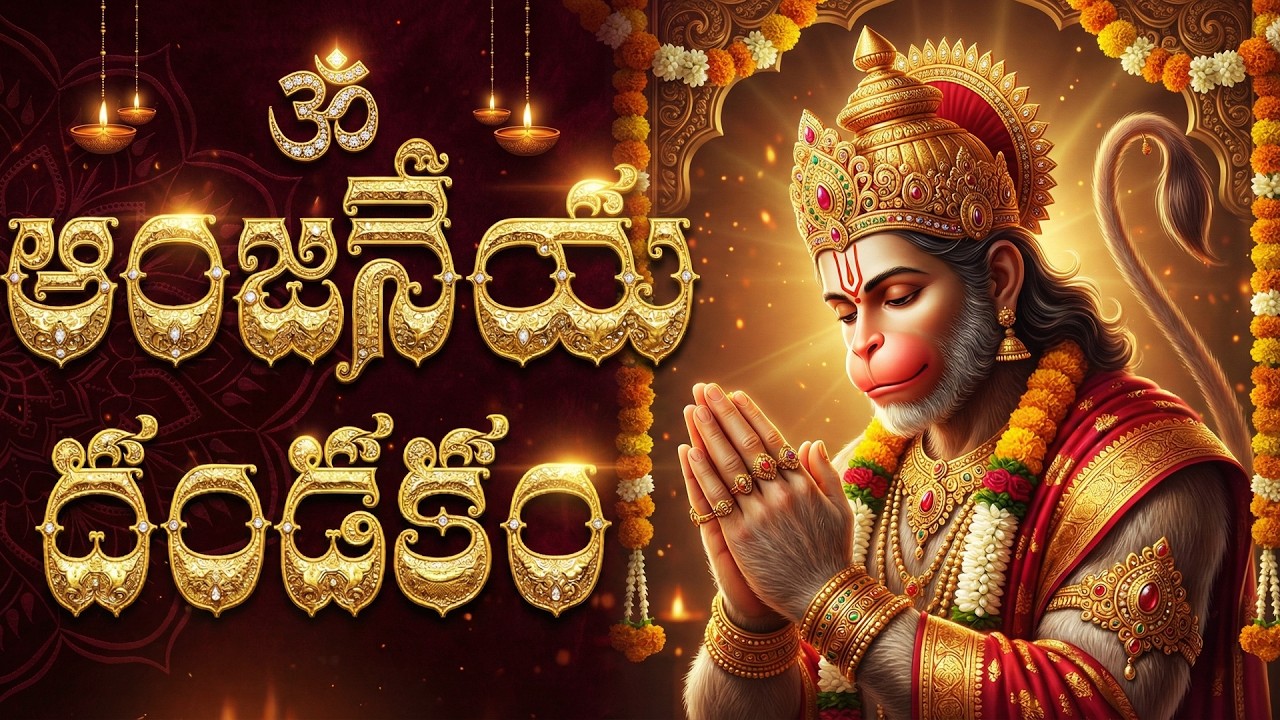 శ్రీ ఆంజనేయ దండకం | Hanuman Dandakam | Hanuman Bhakti Songs Telugu