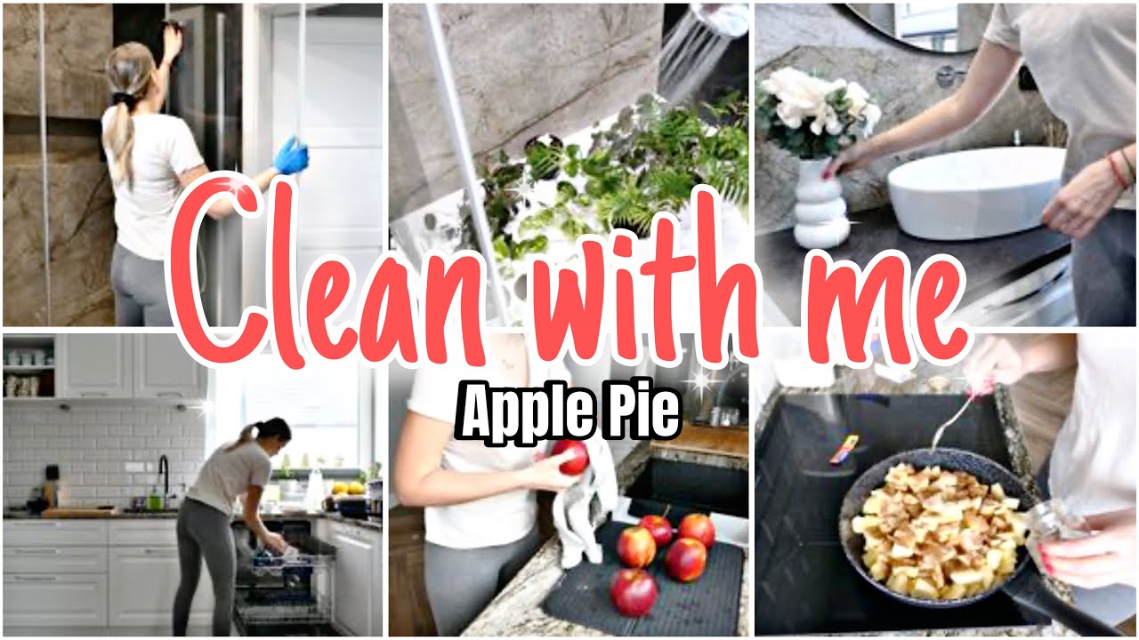 *NEW* CLEAN WITH ME 2025 | APPLE PIE | CLEANING MOTIVATION | PLANTS | CLEANING SHOWER SINK TOILET