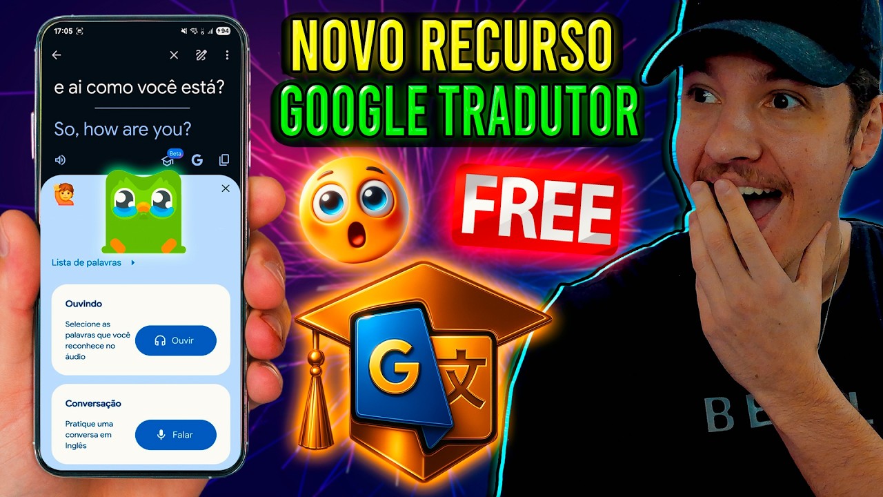 Adeus DUOLINGO? Novo RECURSO de IDIOMA IA no GOOGLE TRADUTOR 2025 - AGORA SIM