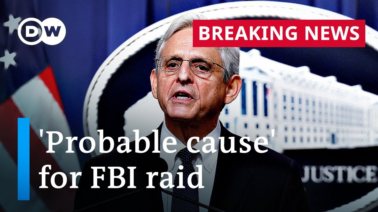 US Attorney General Garland breaks silence on FBI raid on Trump's home | DW News