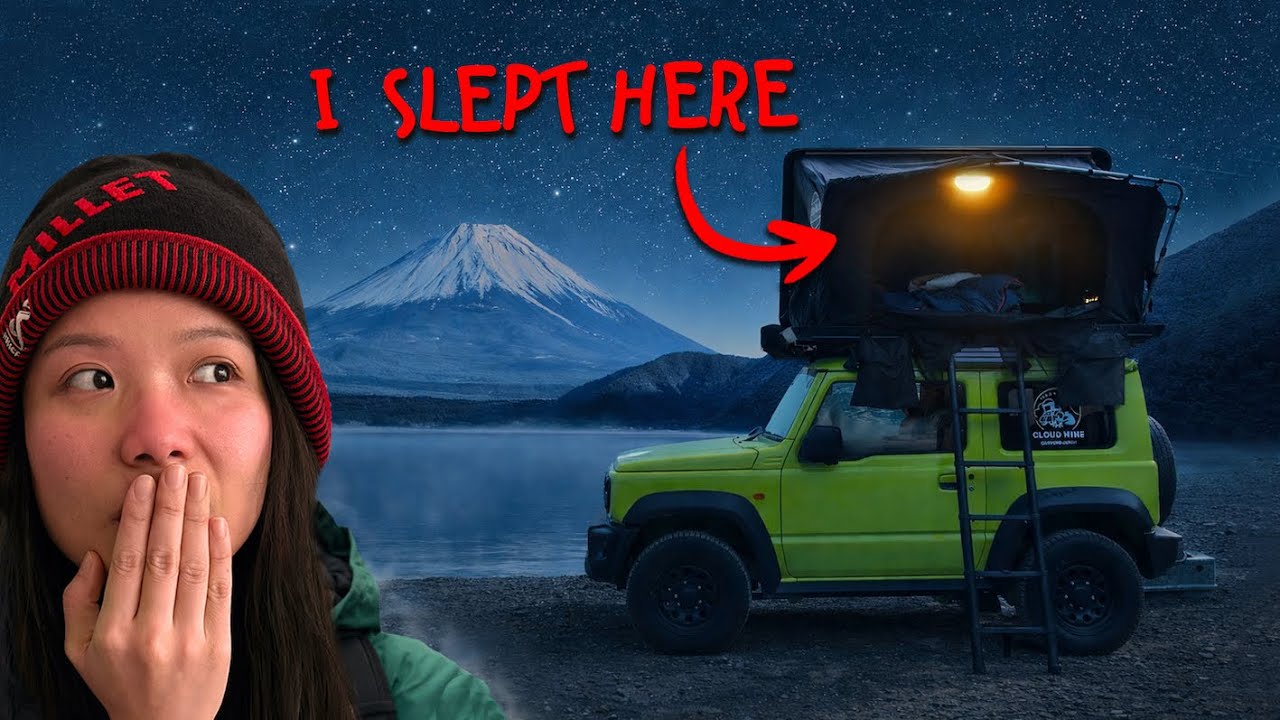 What it’s really like to car camp at Mt.Fuji in winter富士山自驾车露营 