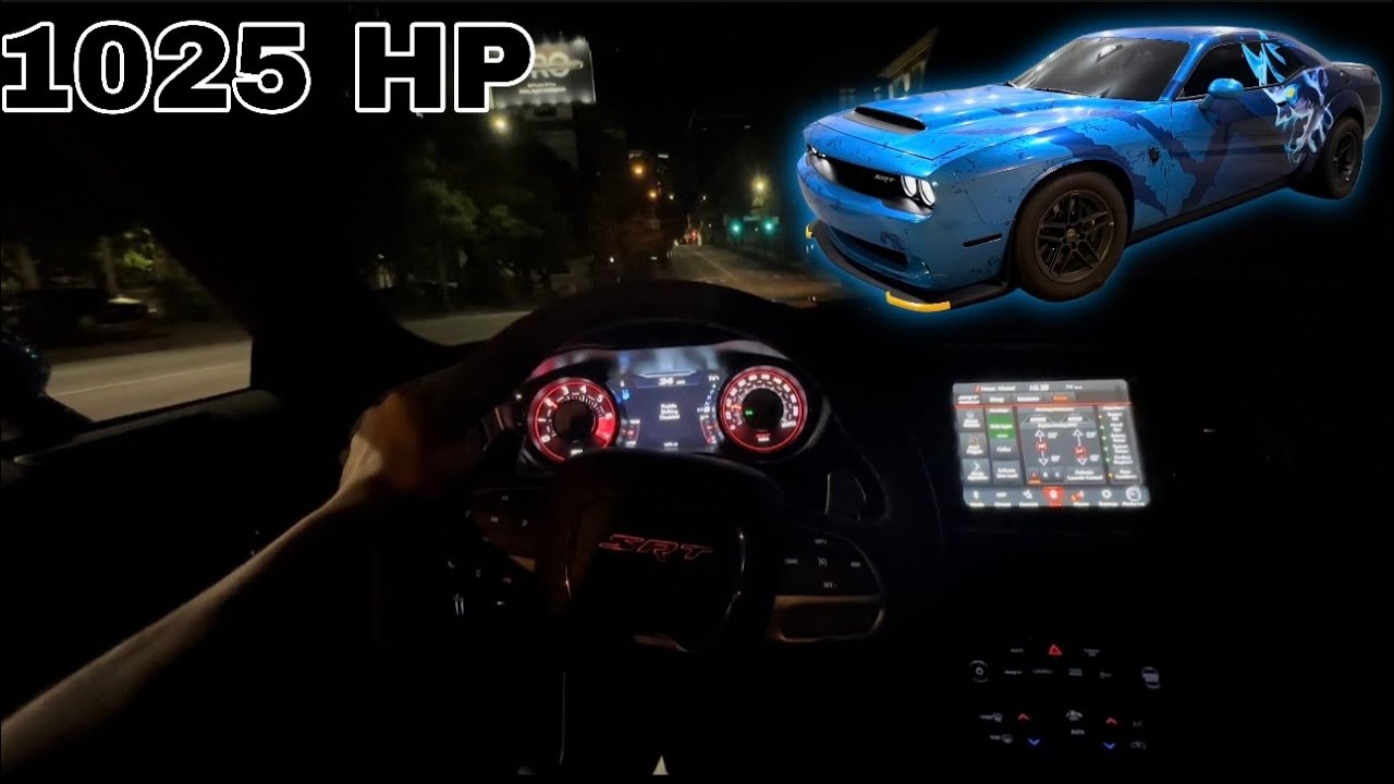 CUTTING UP IN 1025 HP DEMON170 LATE NIGHT POV