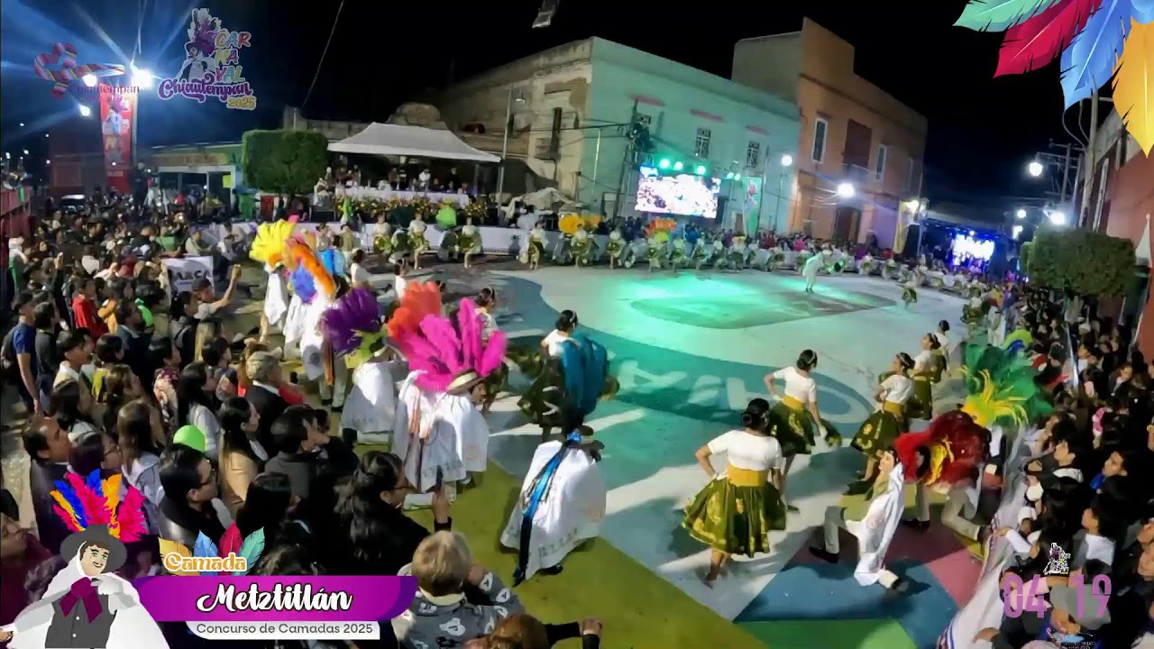 Camada Metztitlán #ConcursoDeCamadas del #CarnavalChiautempan2025.  🎩🎺🥁
