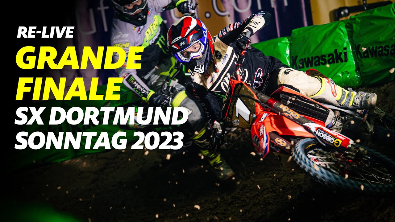 Livestream: Sonntagnachmittag 2023, 38. ADAC Supercross Dortmund