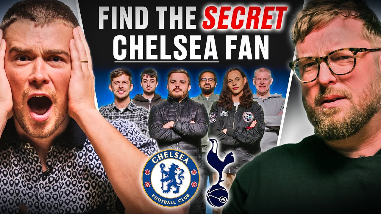 6 'Tottenham' Fans vs Secret Chelsea Fan | Find The Fake Fan