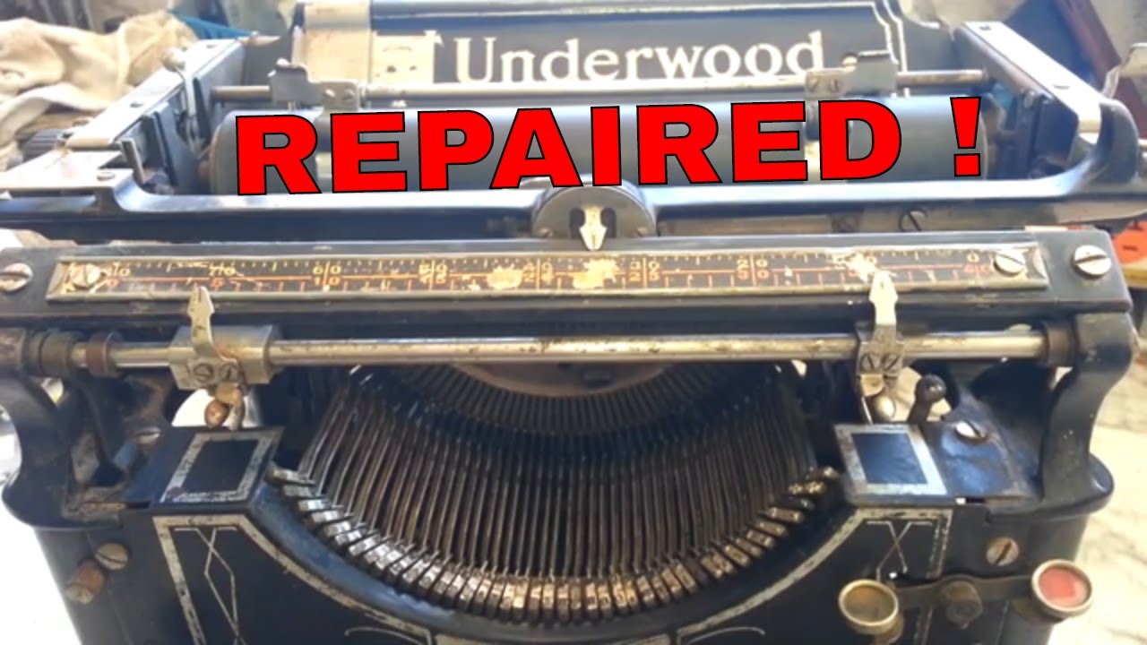 Оценка ремонта и восстановления пишущей машинки Underwood 5 (часть 2, выполнено!) 10/2019