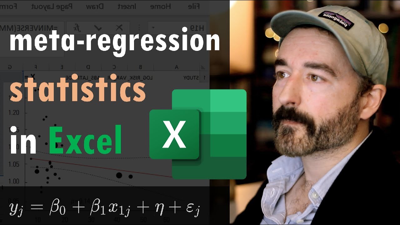 meta-regression in Excel tutorial | Spreadsheet Synthesis
