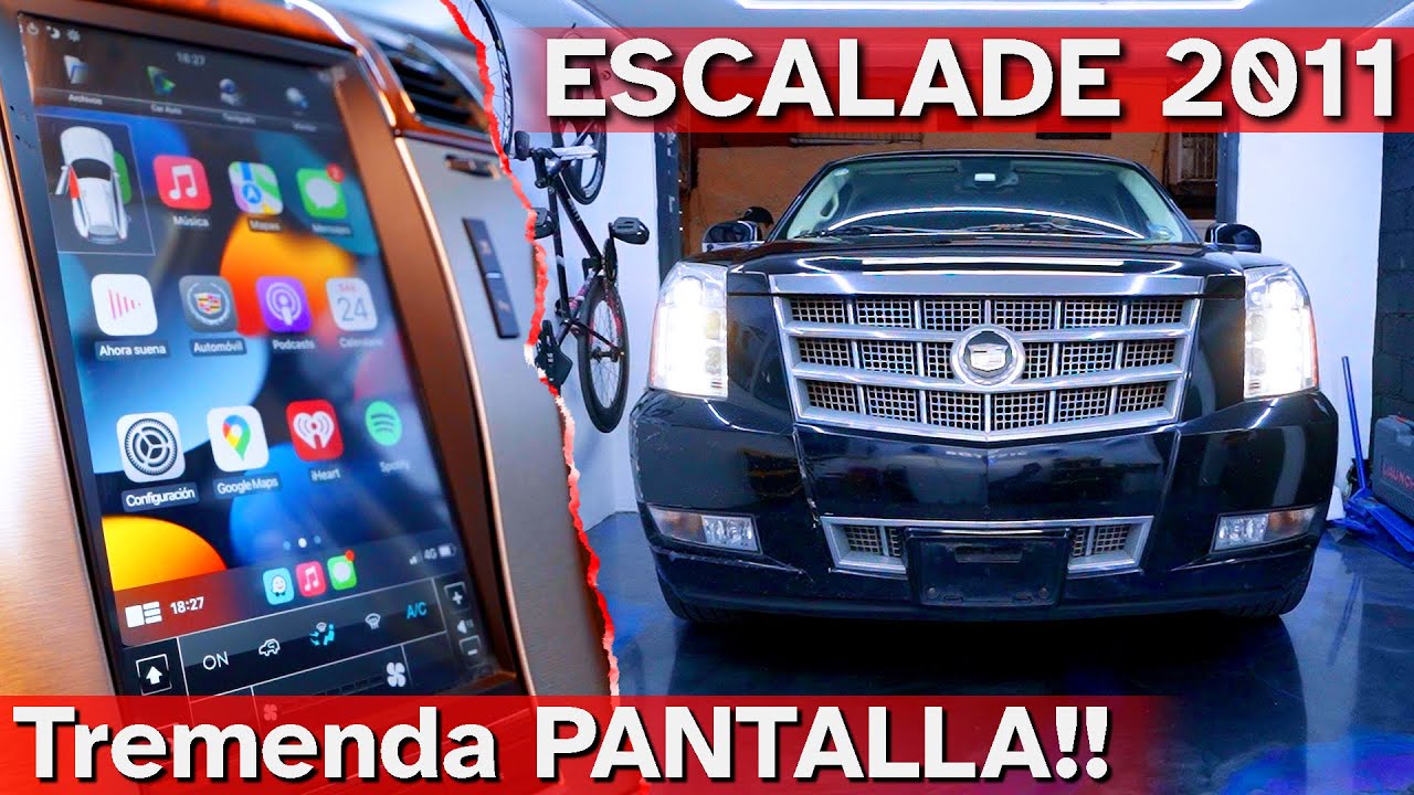 PANTALLA TESLA en ESCALADE 2011!! | COMO la DISFRUTÓ el CLIENTE! Dienstmotor México
