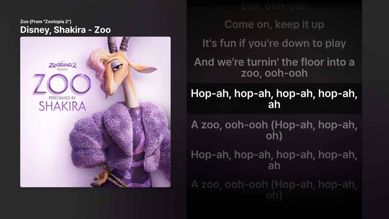 Disney, Shakira - Zoo [Zoo (From 