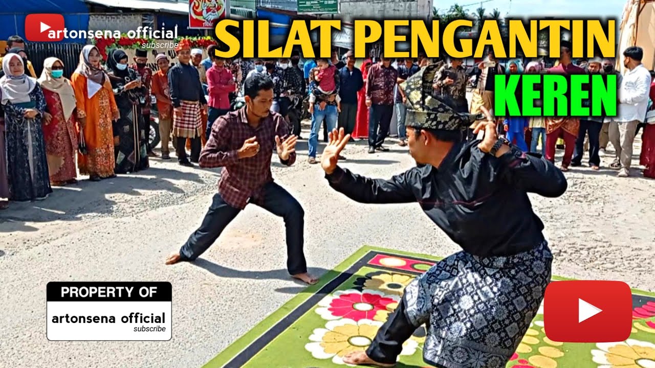 Silat pengantin, (adat perkawinan melayu) kubu babussalam KERENNN