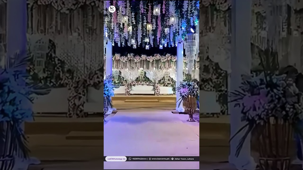 Wedding Decor Ideas in Lahore | Modern & Traditional Event Setup | Luxury Wedding Stage Decor