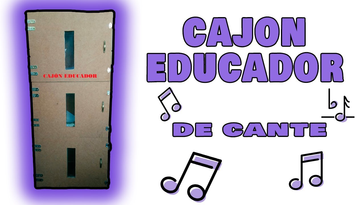 Cajón educador casero