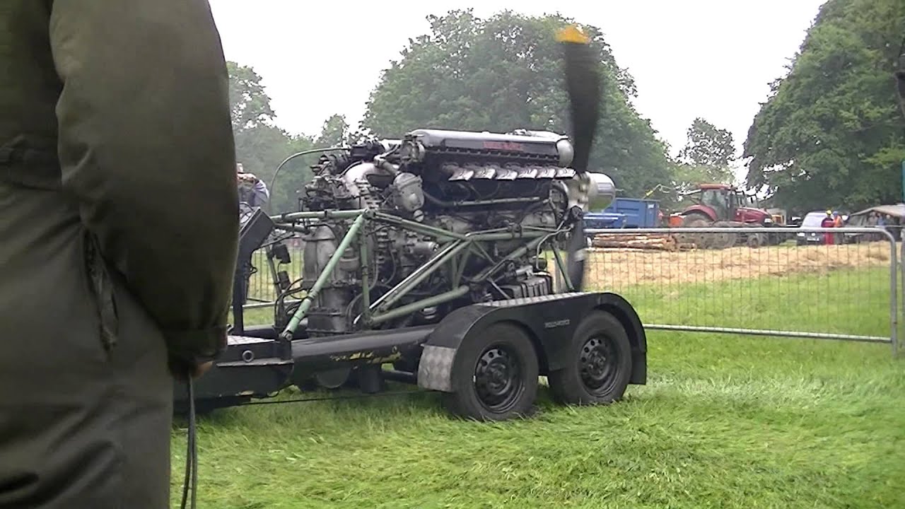 Rolls-Royce Merlin Engine Start-up and Run