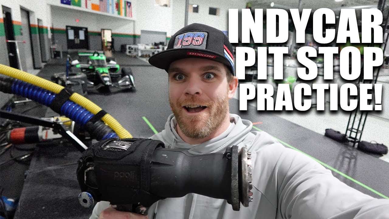 IndyCar Pit Stop Practice!