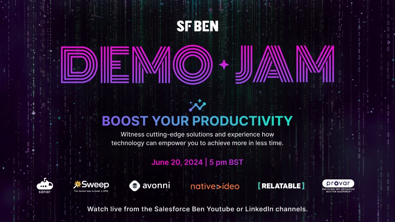 Salesforce Ben Productivity Demo Jam